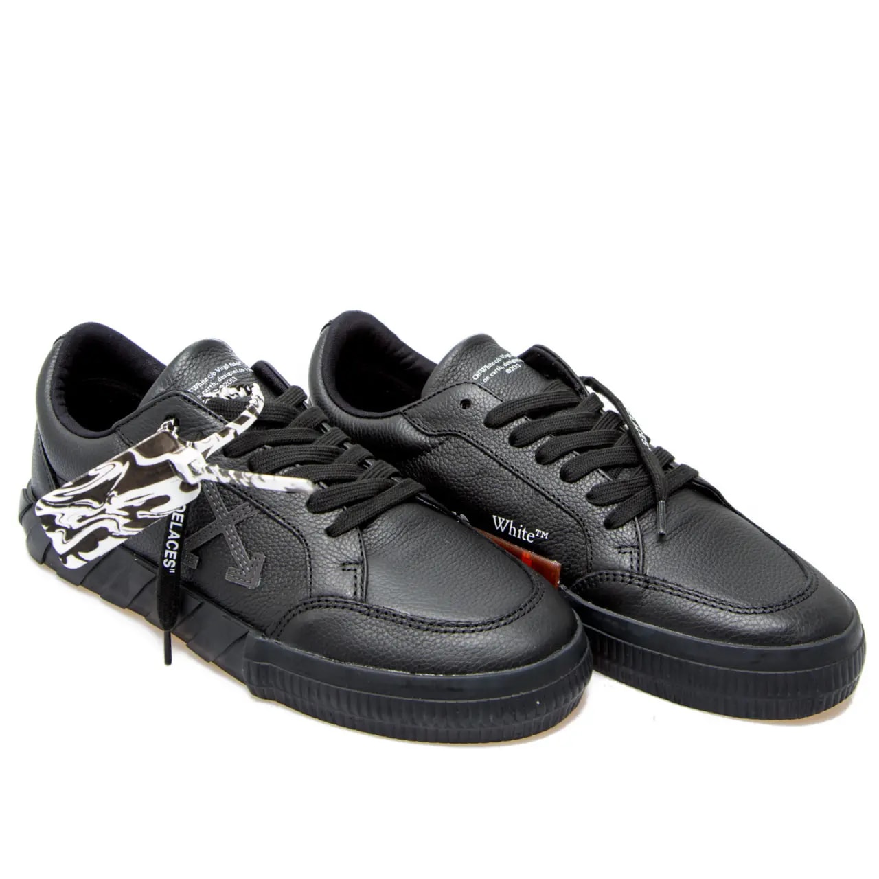 Giày Off-White Low Vulc Black Iridescent OMIA085E20LEA0011081 — ảnh 2