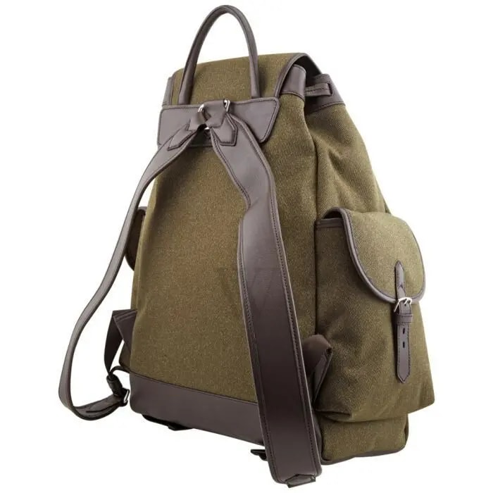 Balo Bally Clifford Linen 'Olive' 603137-25870-F009 — ảnh 3