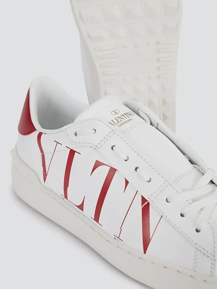 Giày Valentino Open Sneaker In Calfskin Leather WW2S0781XZUKR5 — ảnh 3