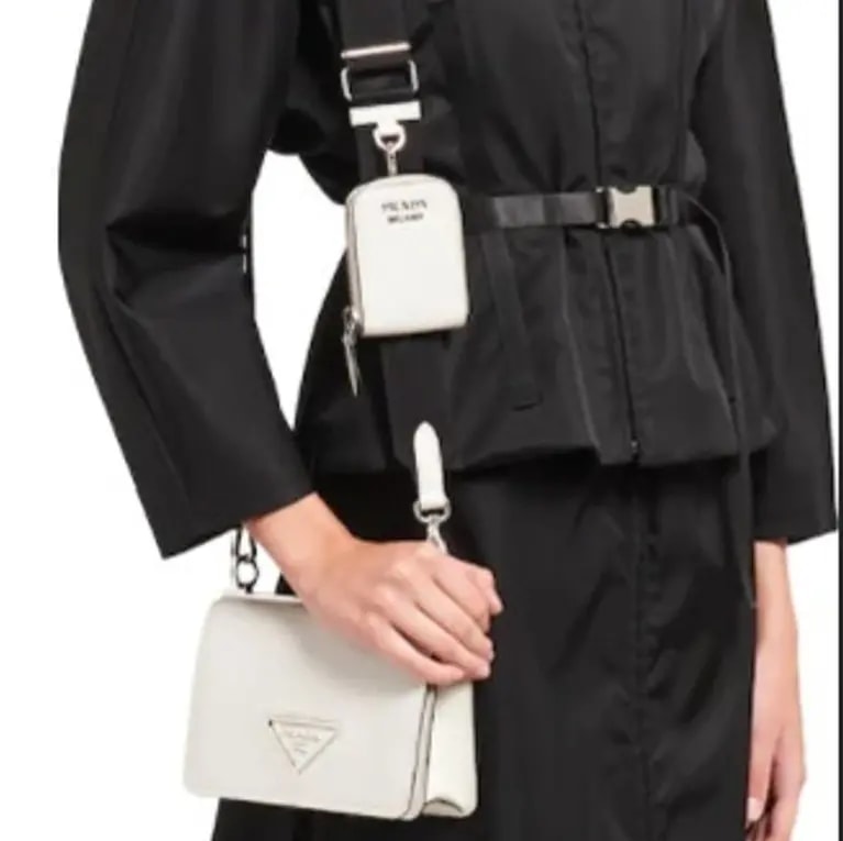 Túi Prada Pedro Saffiano Leather Mini Bag 1BD278-2EVU-F01Z9 — ảnh 2
