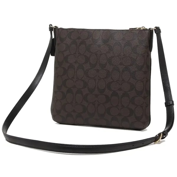 Túi Coach Rowan File Bag Brown Black C1554 IMAA8 — ảnh 2