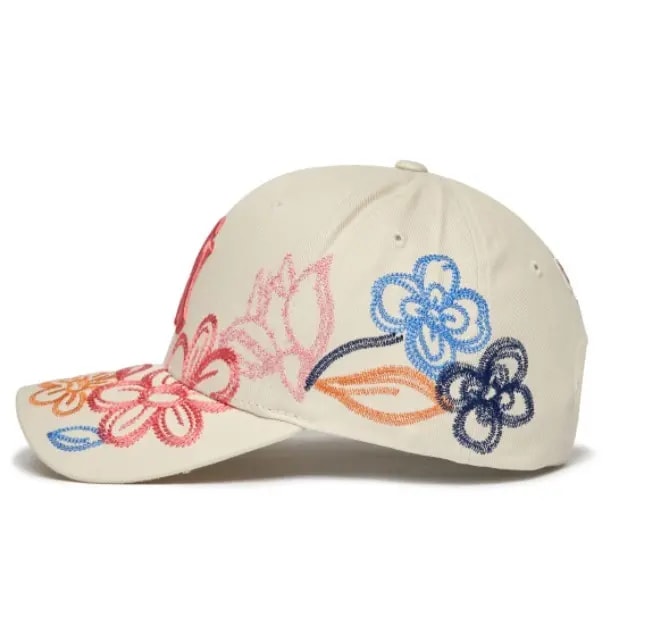 Mũ MLB Floral Cotton Structure Ball Cap New York Yankees 3ACP0891N-50CRS — ảnh 2