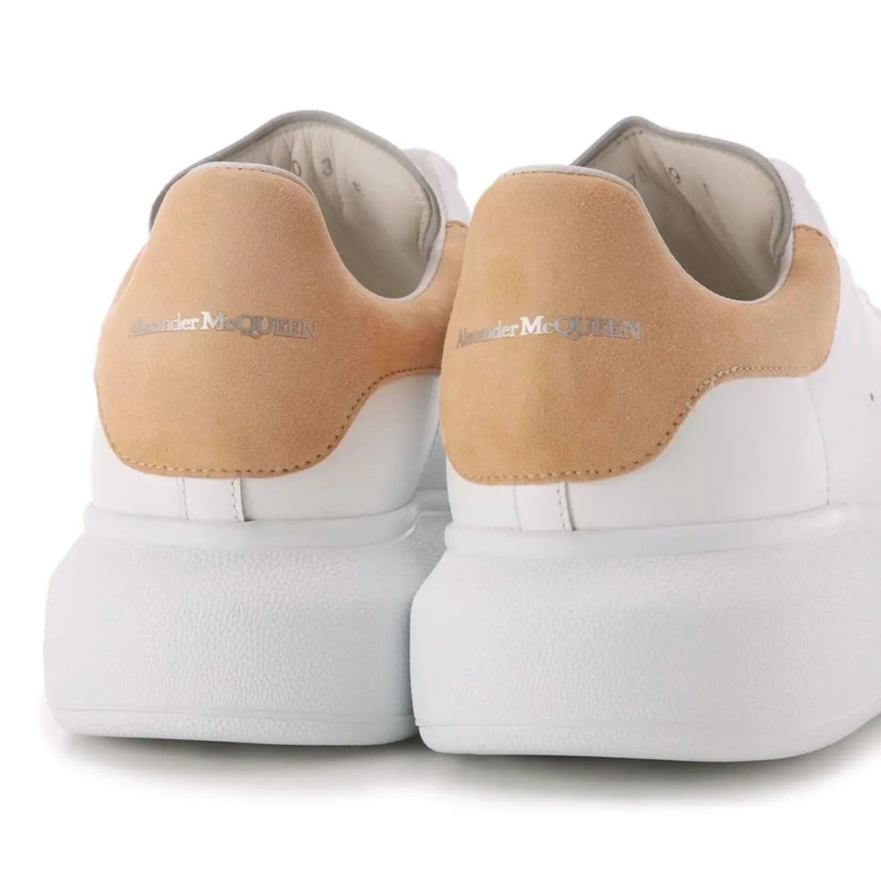 Giày Alexander McQueen Wmns Oversized Sneaker 'White Beige' 553770-WHGP7-9254 — ảnh 2