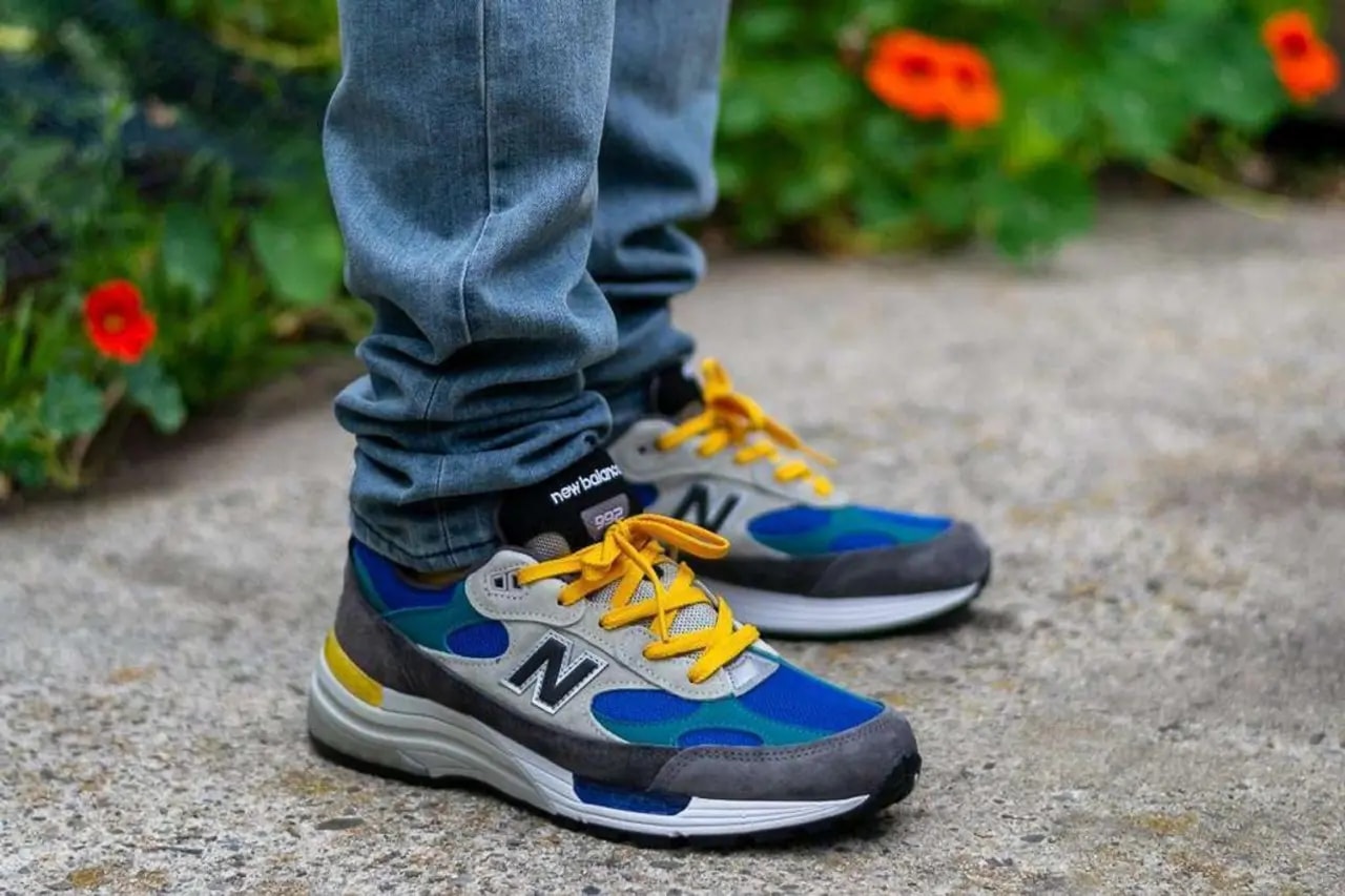 Giày New Balance Billy's x 992 Made in USA 'Grey Blue Teal' M992RR — ảnh 5