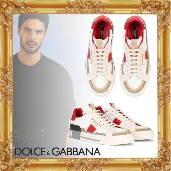 Giày D&amp;G Calfskin Custom 2.0 With Contrasting Detail CS1863AO7548K703 — ảnh 3