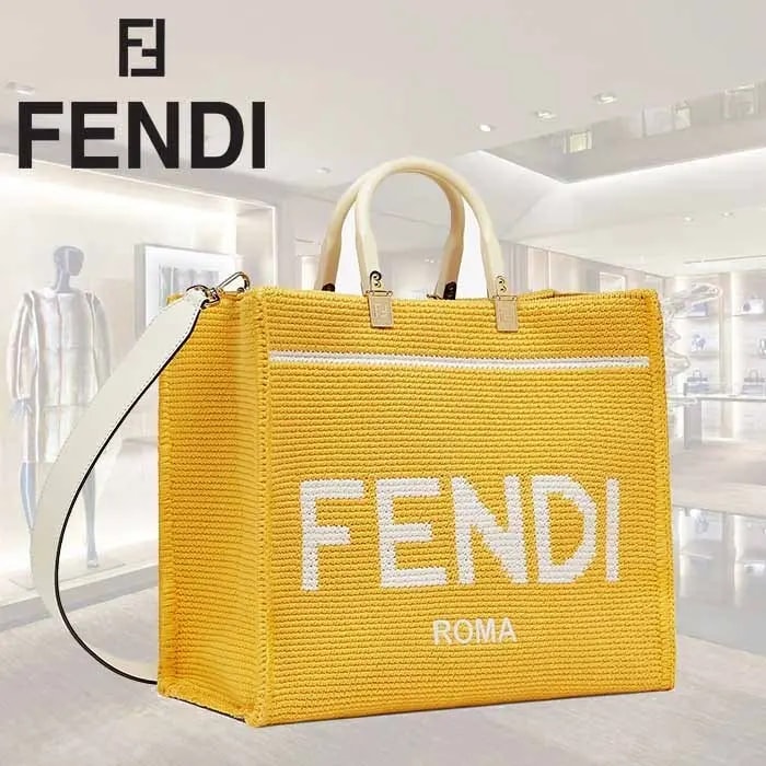 Túi Fendi Sunshine Crochet Bag 'Yellow' 8BH386-AFP2-F1E8X — ảnh 4