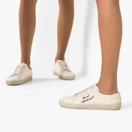 Giày Saint Laurent Court Classic SL-06 'Cream' 610648-GUP10-9113 — ảnh 4