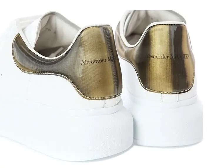 Giày Alexander McQueen Contrast Metallic 'White' 553680WHYBJ9075 — ảnh 5