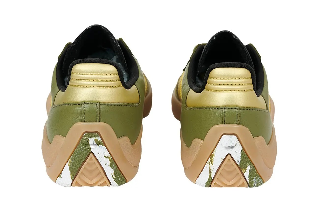 Giày Adidas x Palace Samba 'Olive Gold' HQ6100 — ảnh 3