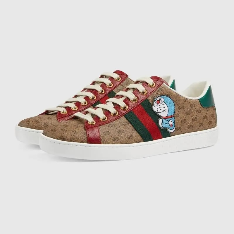 Giày Gucci x Doraemon Women’s Ace Sneaker 'Monogram' 655034-2SZ10-9765 — ảnh 5