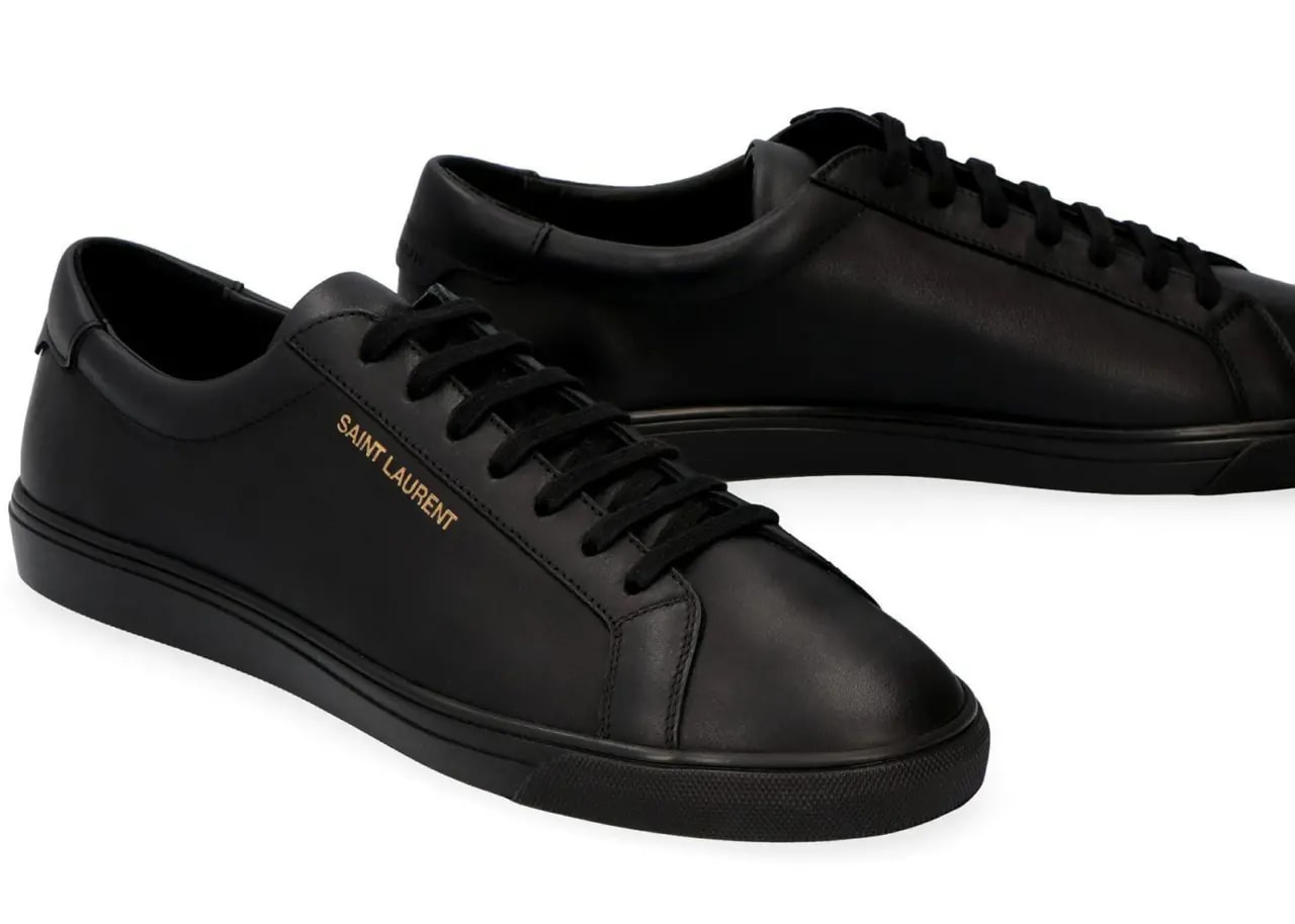 Giày Saint Laurent Andy Low Top 6068330ZS001000 — ảnh 3