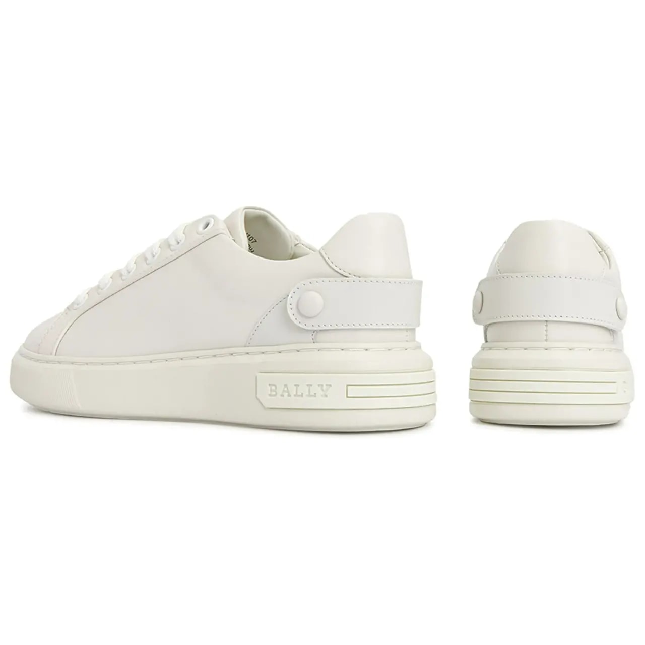Giày Bally Malay 'White' MALYA-STRA-107 — ảnh 4