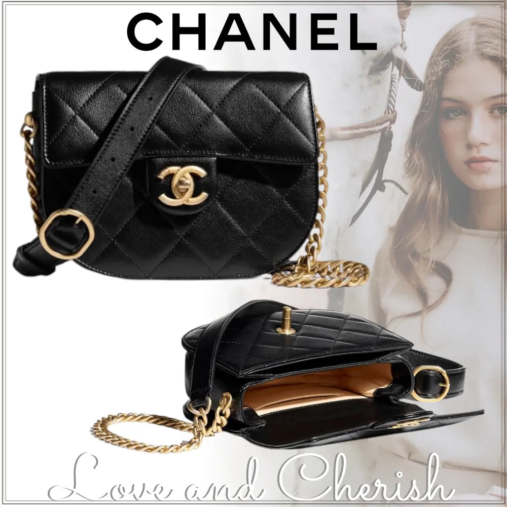 Túi Chanel Mini Messenger Bag Calfskin Black AS2484-B05522-94305 — ảnh 4