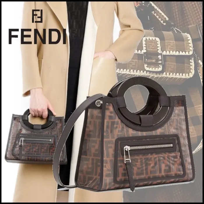 Túi Fendi Handbags Runaway 'Brown' 8BH353A6D6F12PN — ảnh 2
