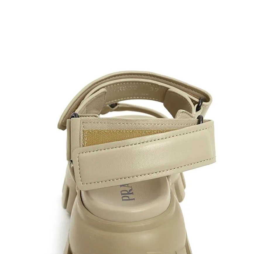 Dép Prada Logo 'Cream' 1X832M-038-F0F24 — ảnh 3
