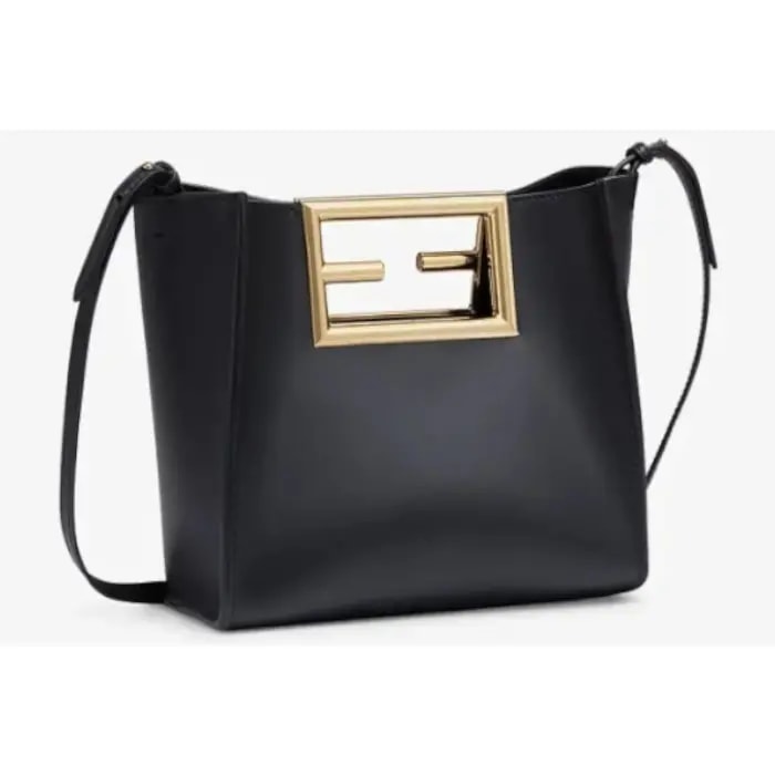 Túi Fendi Casual Style 2WAY Plain Logo Handbags 'Black' 8BS054-AAIW-F0KUR — ảnh 4