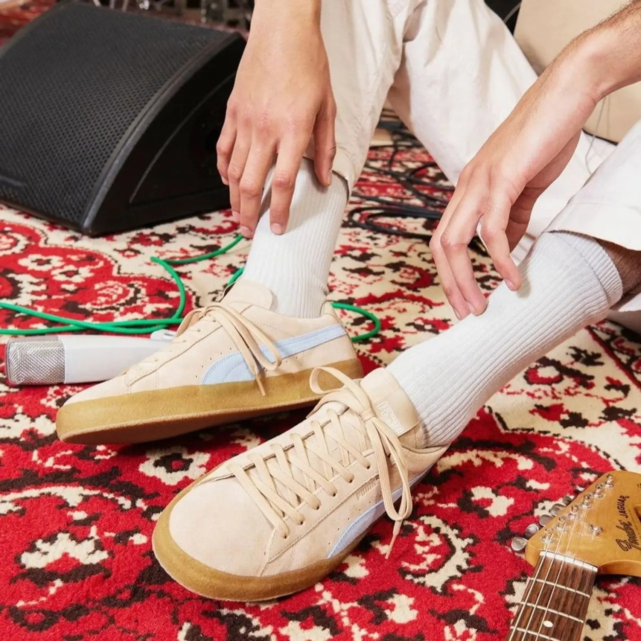 Giày Maison Kitsuné x Puma Suede Crepe 381270-01 — ảnh 2