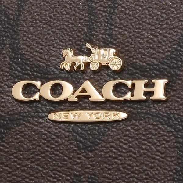 Túi Coach Rowan File Bag Brown Black C1554 IMAA8 — ảnh 3