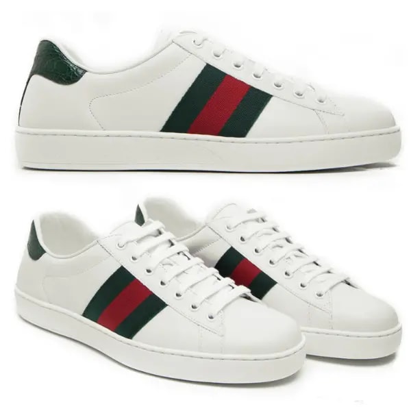 Giày Gucci Ace Leather 'White' 386750-A3830-9071 — ảnh 5