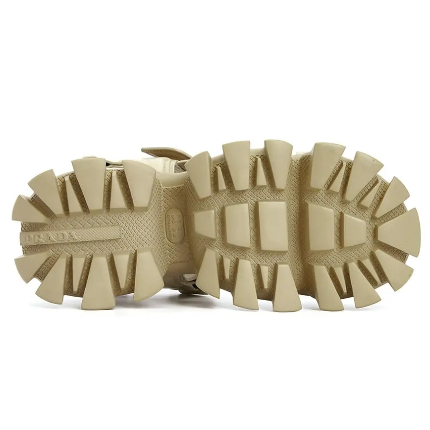 Dép Prada Logo 'Cream' 1X832M-038-F0F24 — ảnh 4