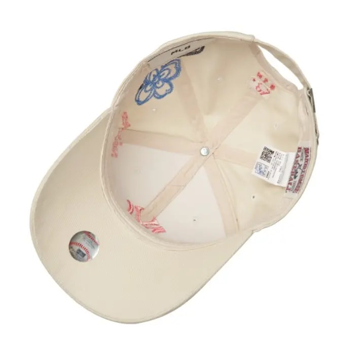 Mũ MLB Floral Cotton Structure Ball Cap New York Yankees 3ACP0891N-50CRS — ảnh 5