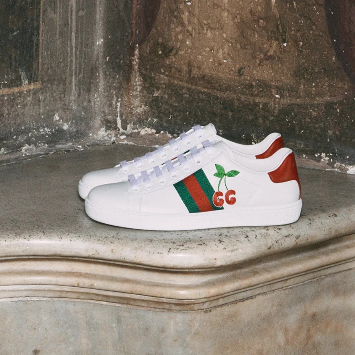 Giày Gucci Wmns Ace GG 'Cherry'  653135 1XG60 9065 — ảnh 3