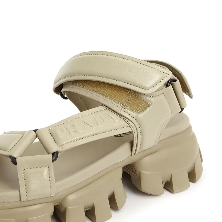 Dép Prada Logo 'Cream' 1X832M-038-F0F24 — ảnh 2