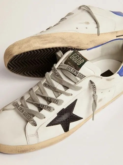 Giày Golden Goose Supper Star 'Beige Black' GMF00101-F002719-10648 — ảnh 4