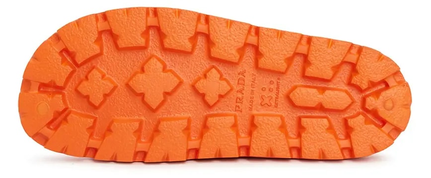 Dép Prada Triangle Logo Slide 'Orange' 1XX626-3LKV-F0S73 — ảnh 5