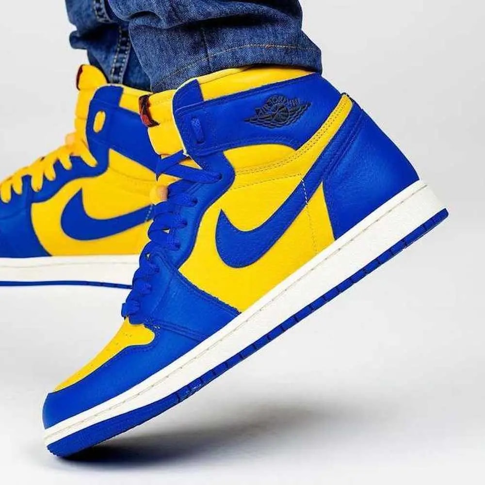 Giày Nike Air Jordan 1 Retro High OG 'Reverse Laney' FD2596-700 — ảnh 3