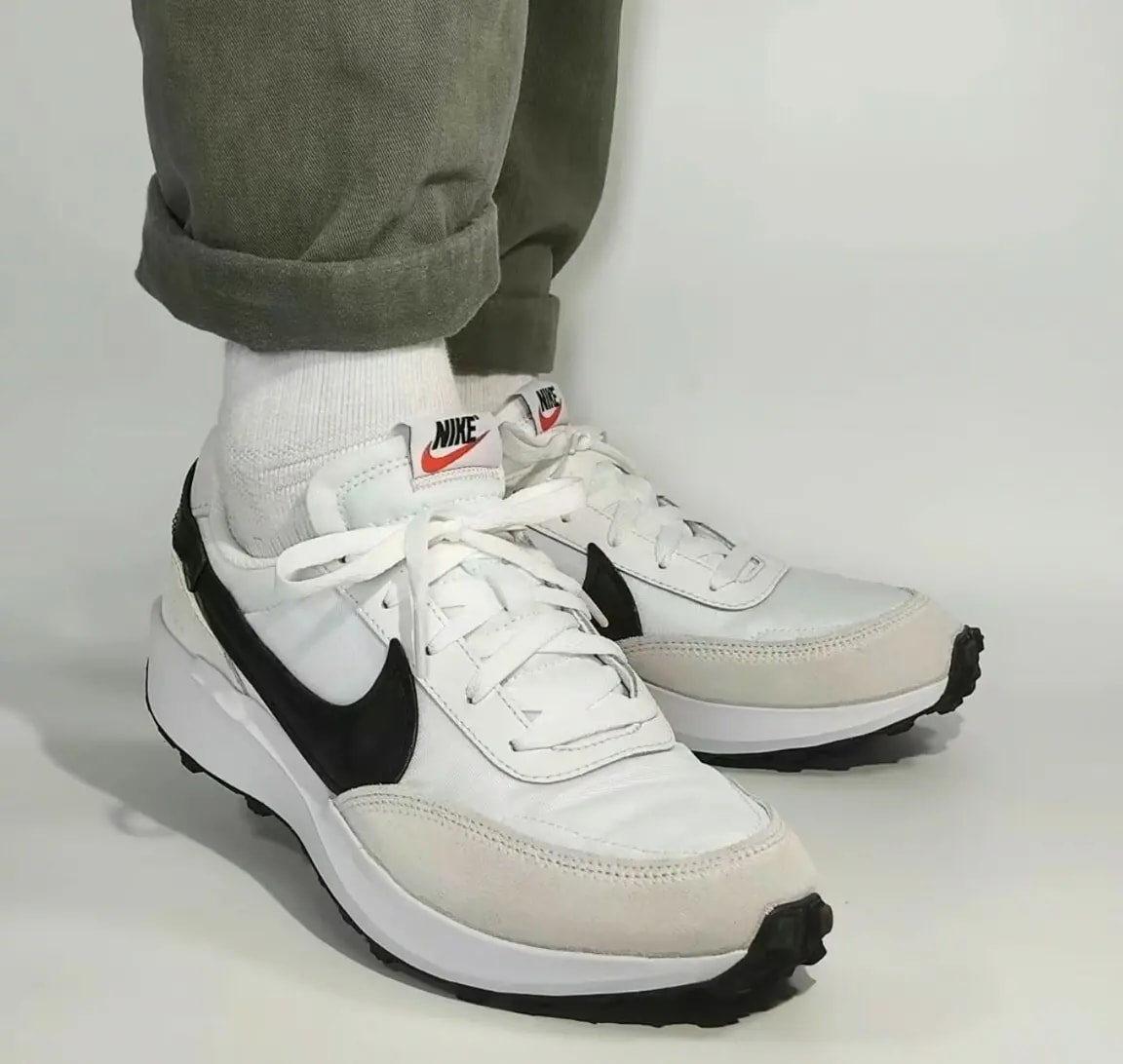 Giày Nike Waffle Debut 'White Blue' DH9522-103 — ảnh 5