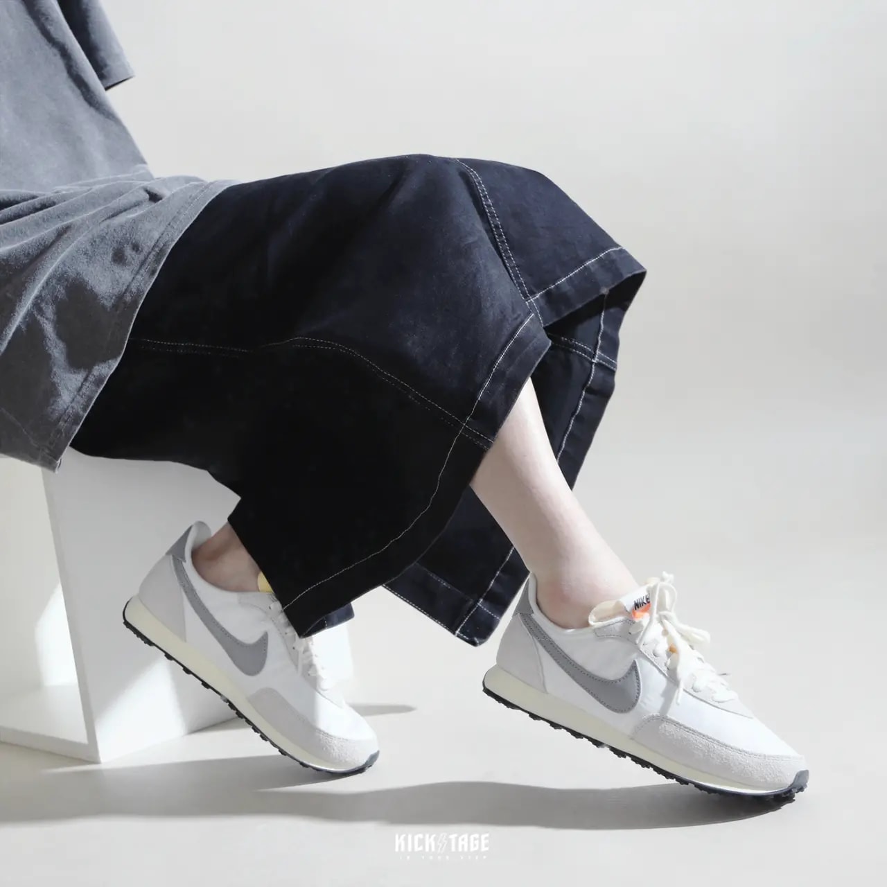 Giày Nike Waffle Trainer 2 'Sail Lightbone' DM0180-100 — ảnh 2