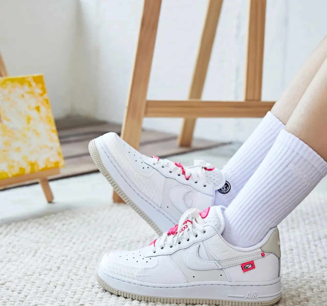 Giày Nike Air Force 1 Low 'Pink Bling' DX6061-111 — ảnh 5