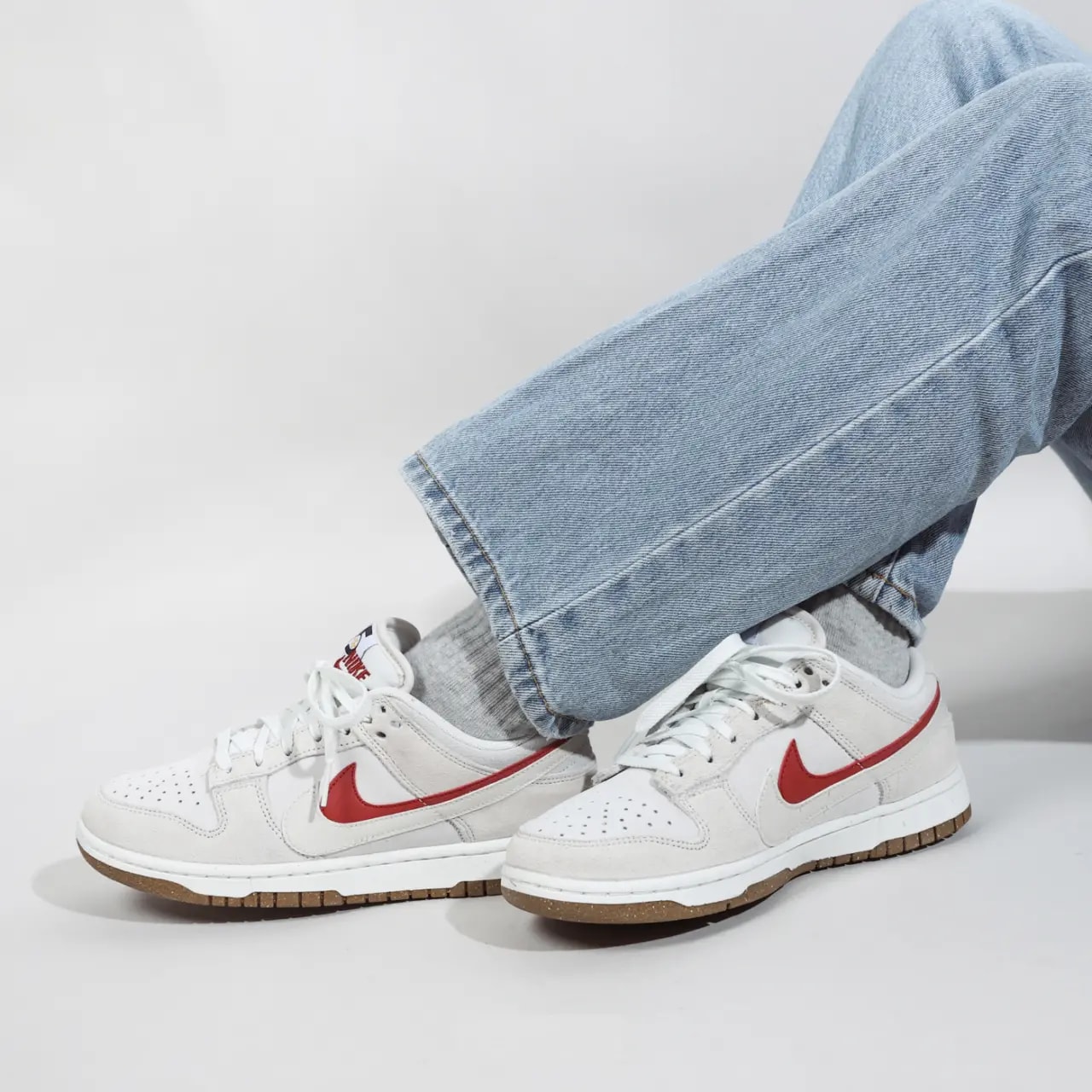 Giày Nike Dunk Low SE 85 Double Swoosh 'Sail Orange' DO9457-100 — ảnh 4