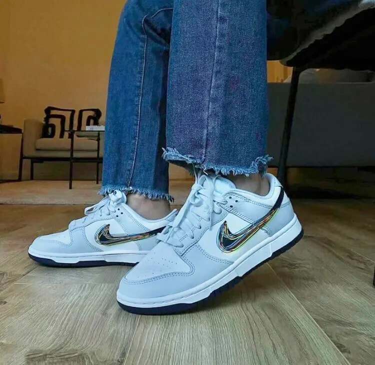 Giày Nike Dunk Low '3D Swoosh' DV6482-100 — ảnh 2