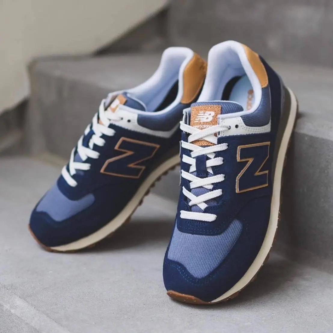 Giày New Balance 574 Natural 'Indigo Maple' ML574AB2 — ảnh 5