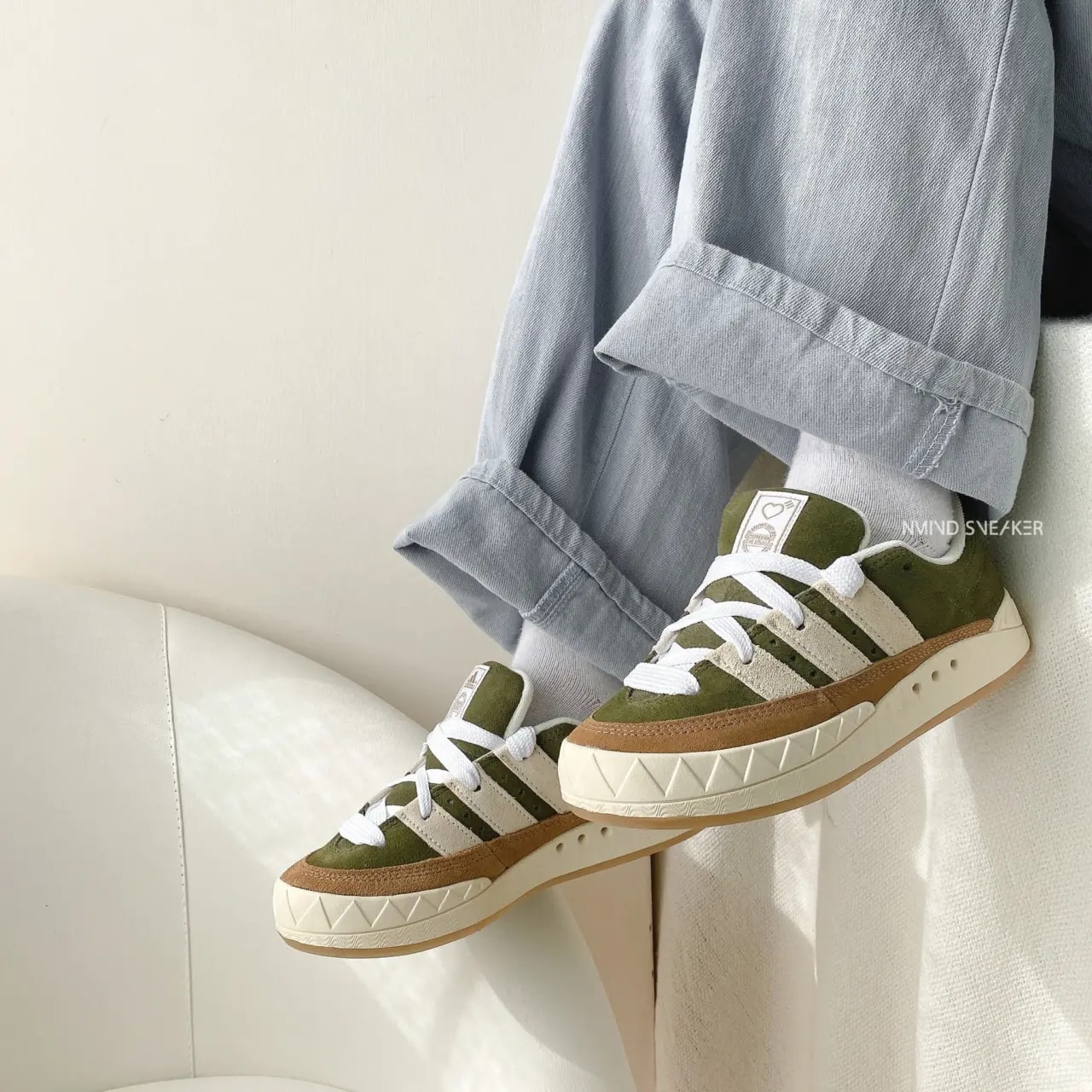 Giày Adidas x Human Made 'Adimatic Brown' HP9914 — ảnh 5