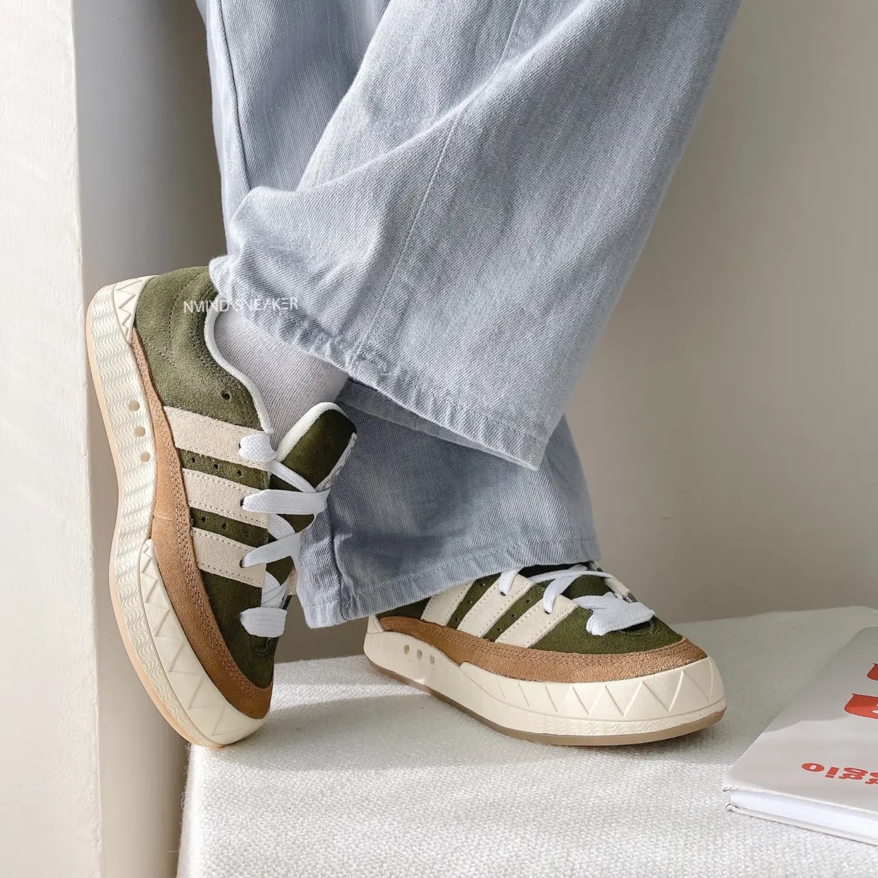 Giày Adidas x Human Made 'Adimatic Brown' HP9914 — ảnh 4