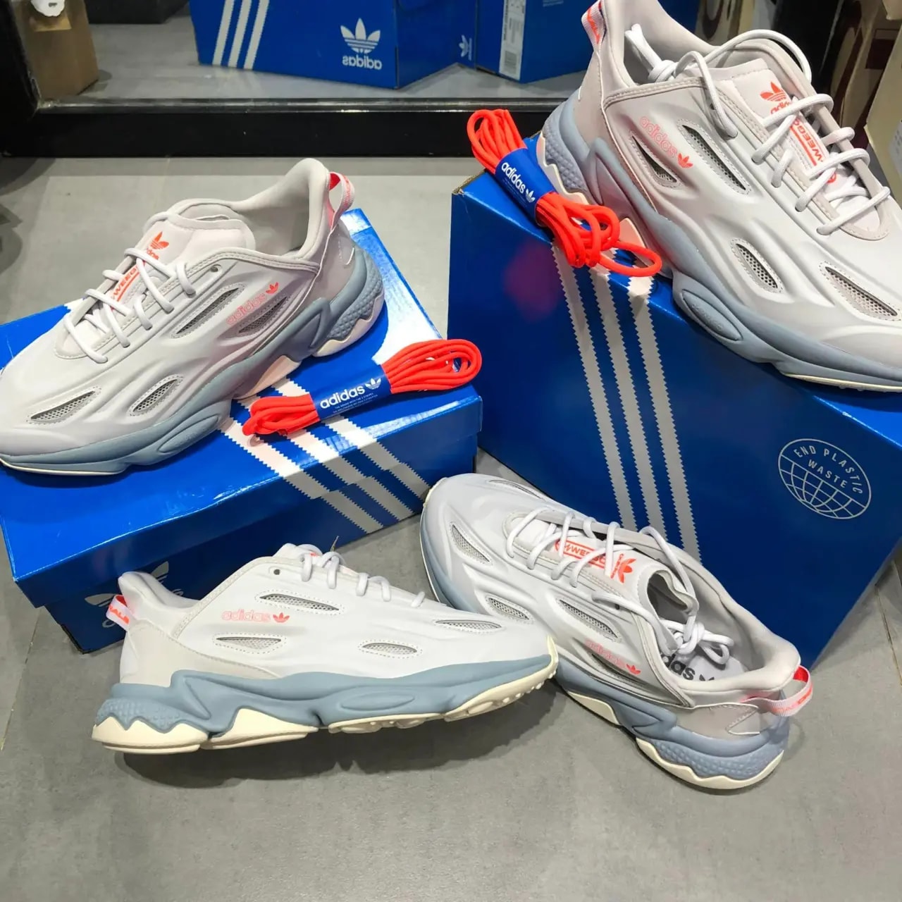 Giày Adidas Ozweego 'Celox Grey' GX1863 — ảnh 4