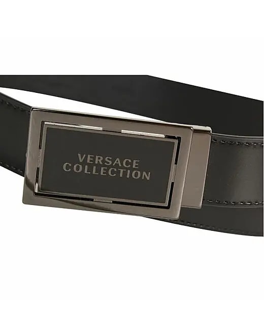 Thắt Lưng Versace Men's Dress Belt V91222S VM00046 V000 BLACK — ảnh 3