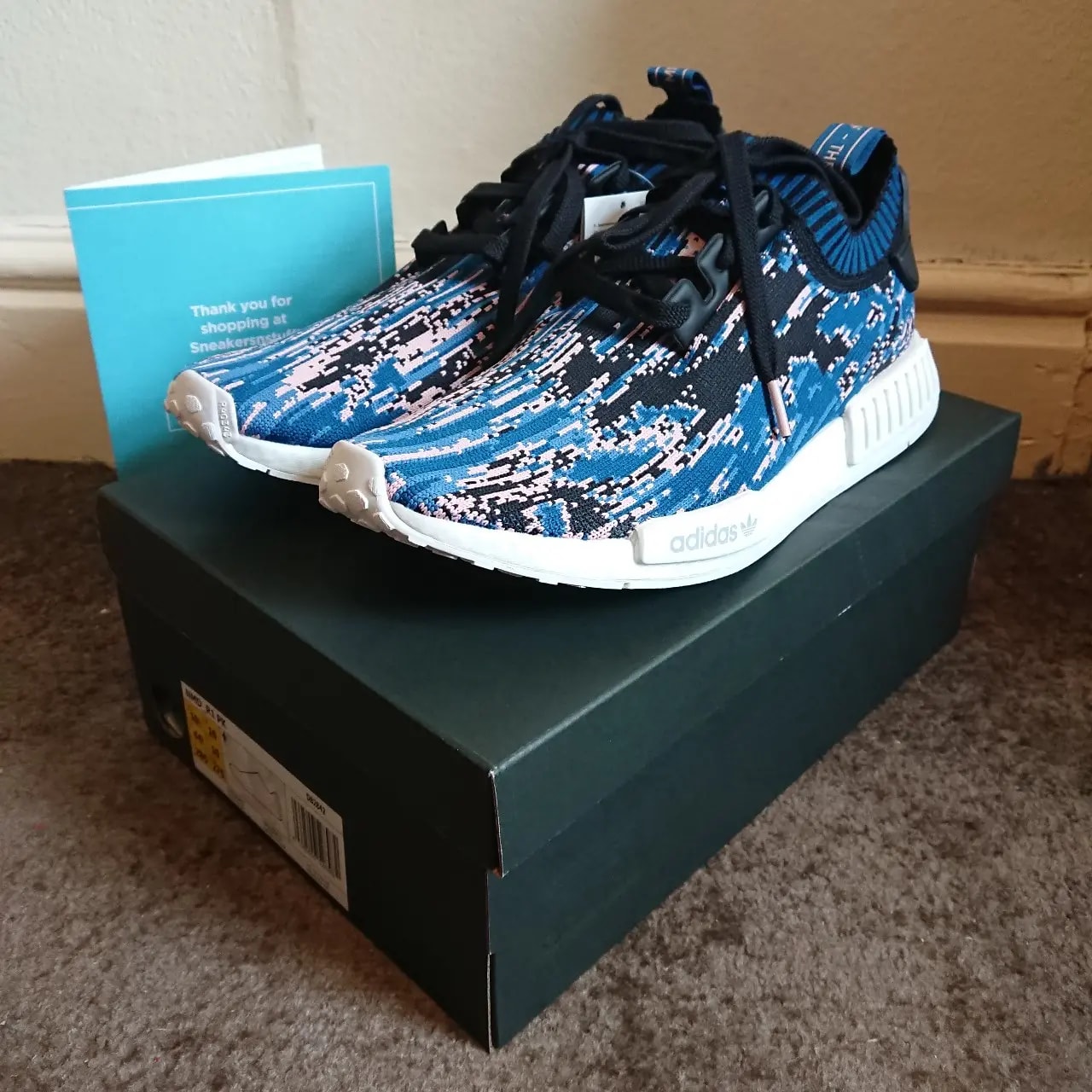Giày Adidas Sneakersnstuff x NMD R1 Primeknit 'Datamosh 2.0' DB2842 — ảnh 2
