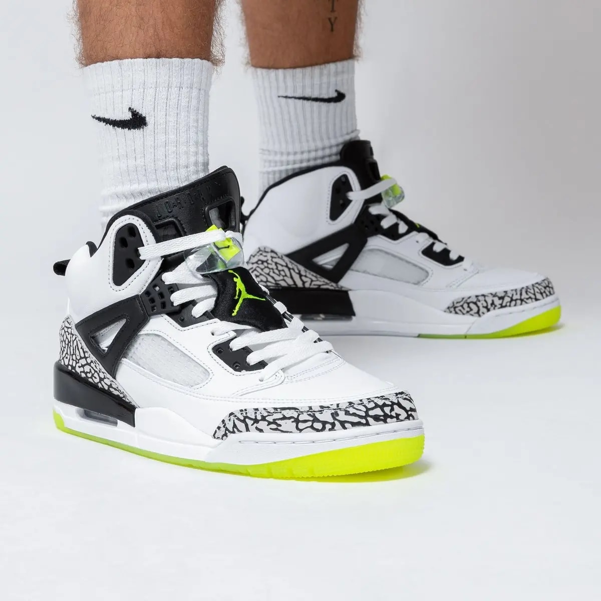 Giày Nike Jordan Spizike GS 'Cement Volt' 317321-170 — ảnh 2