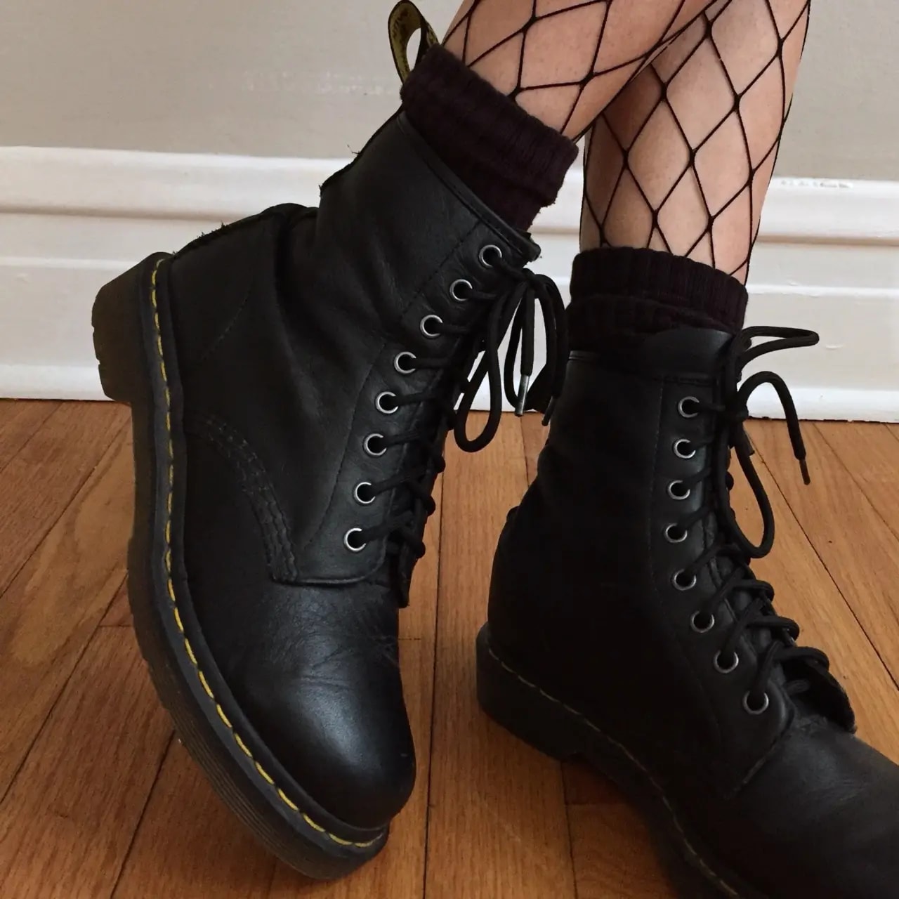 Giày Dr. Martens Wmns 1460 Nappa Leather Lace Up Boot 'Black' 11821002 — ảnh 3