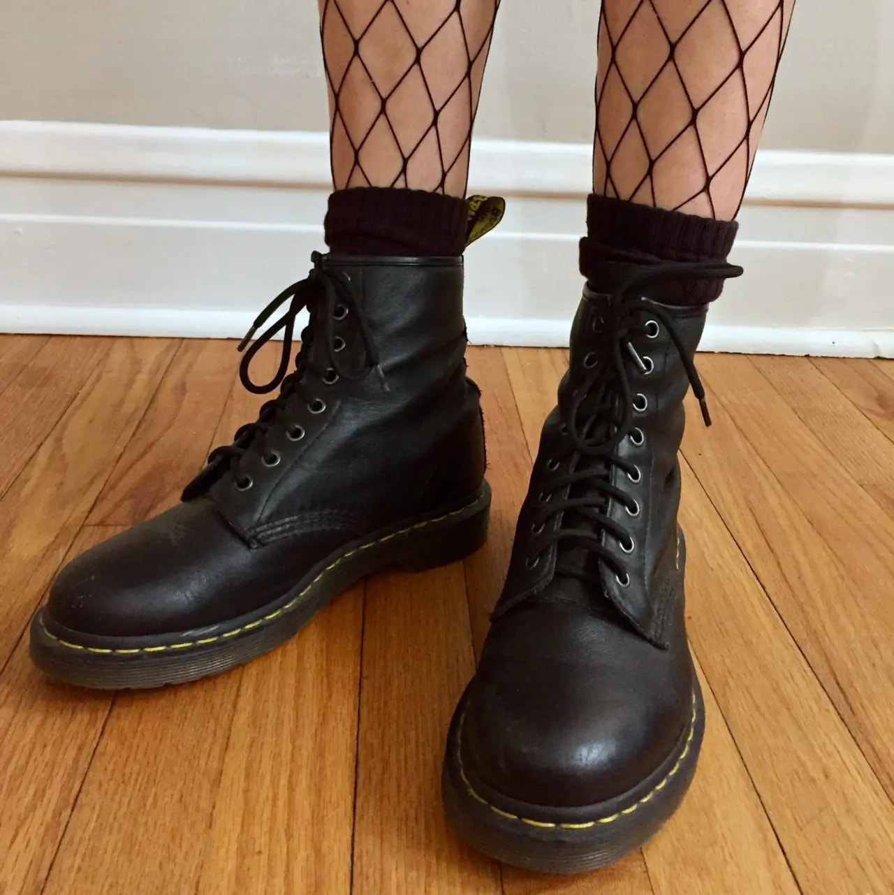 Giày Dr. Martens Wmns 1460 Nappa Leather Lace Up Boot 'Black' 11821002 — ảnh 2