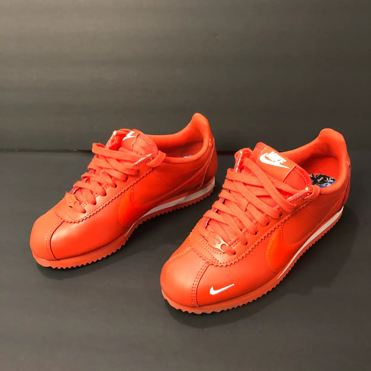 Giày Nike Wmns Classic Cortez Premium 'Team Orange' 905614-802 — ảnh 4