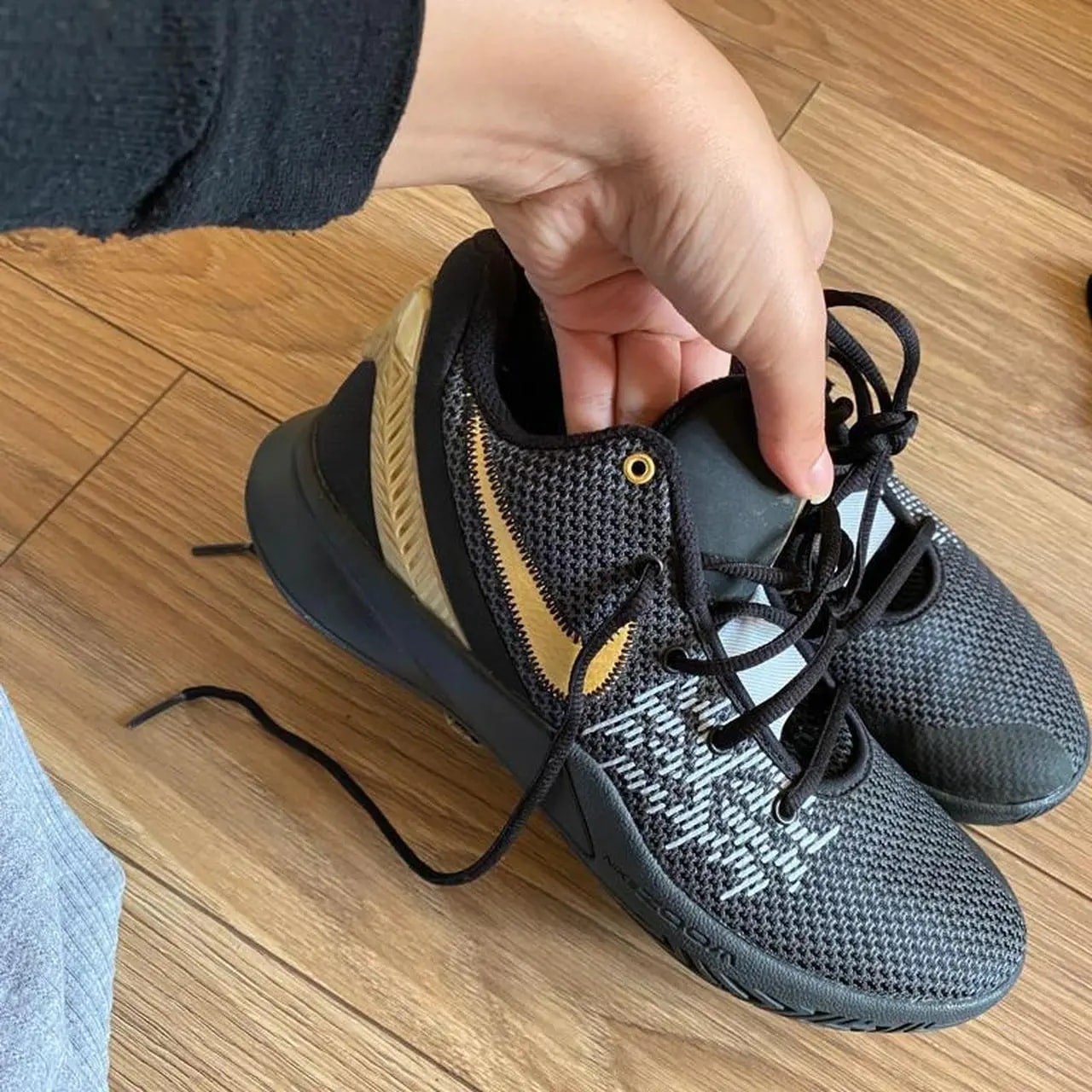 Giày Nike Kyrie Flytrap 2 EP 'Metallic Gold' AO4438-002 — ảnh 5