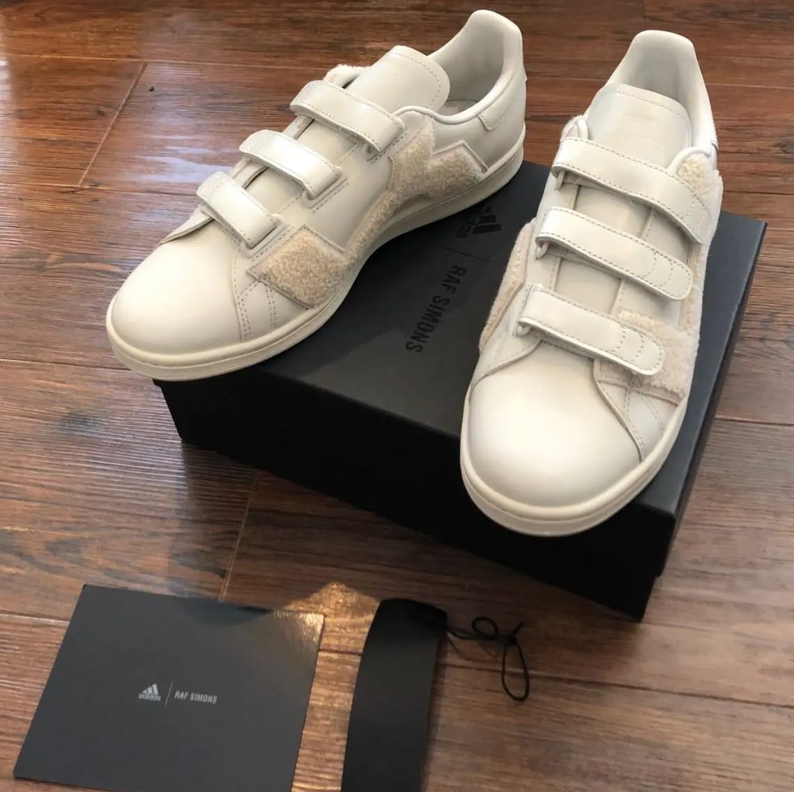Giày Adidas Raf Simons x Stan Smith Comfort Badge 'Talc' BB6888 — ảnh 4