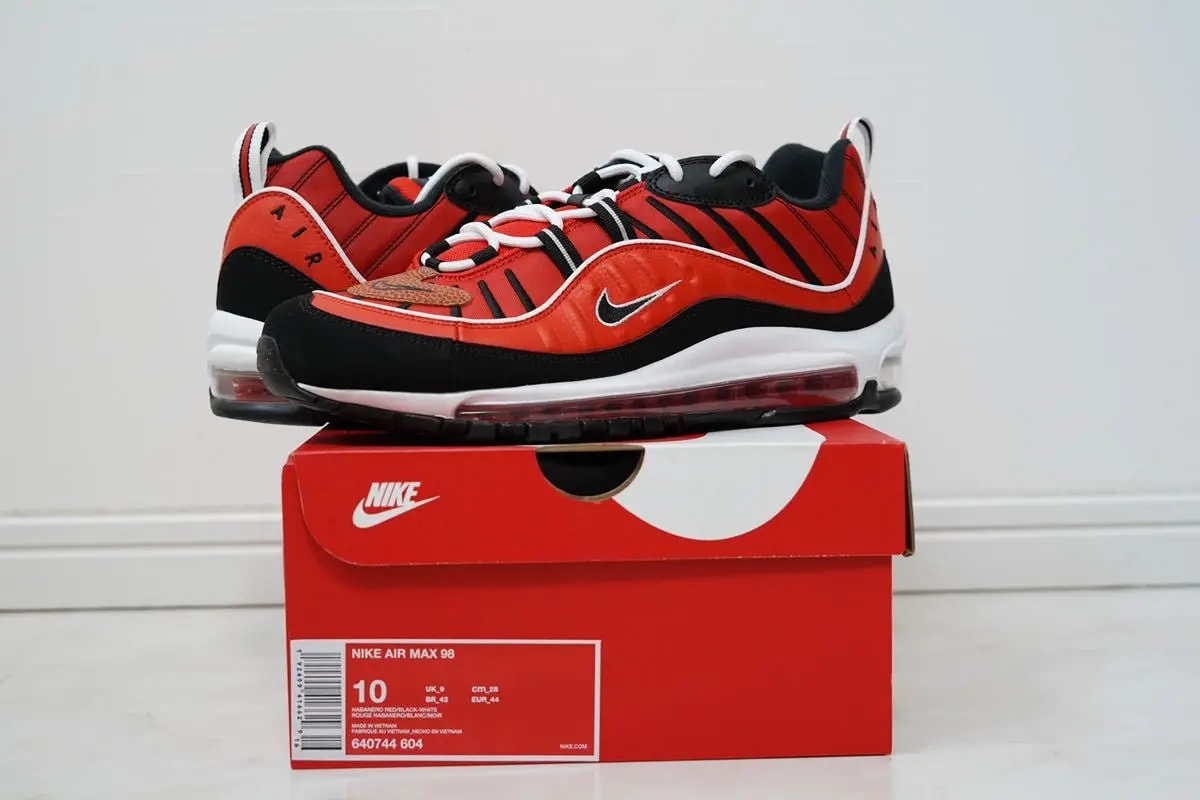 Giày Nike Air Max 98 'Red Black' 640744-604 — ảnh 5