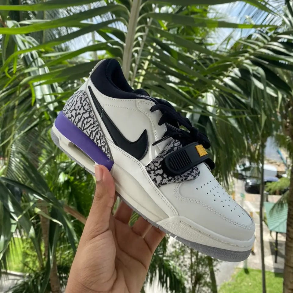 Giày Nike Jordan Legacy 312 Low GS 'Lakers' CD9054-102 — ảnh 2