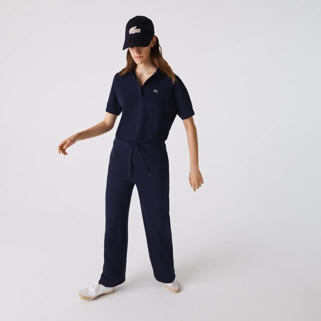 Áo Lacoste Stingray Fit Women's Pique Polo Short Sleeve T-shirt PF0504-166 — ảnh 4